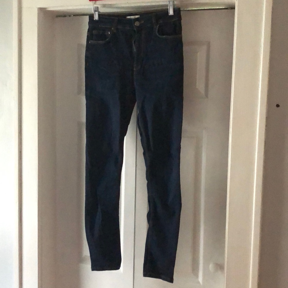 Denim leggings